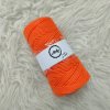 Twisty macramé 3mm 450 oranžová/80m