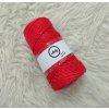 Twisty macramé 3mm 470 červená/80m