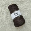 Twisty macramé 3mm 655 čokoláda/80m