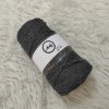 Twisty macramé 3mm 735 tmavě šedá/80m