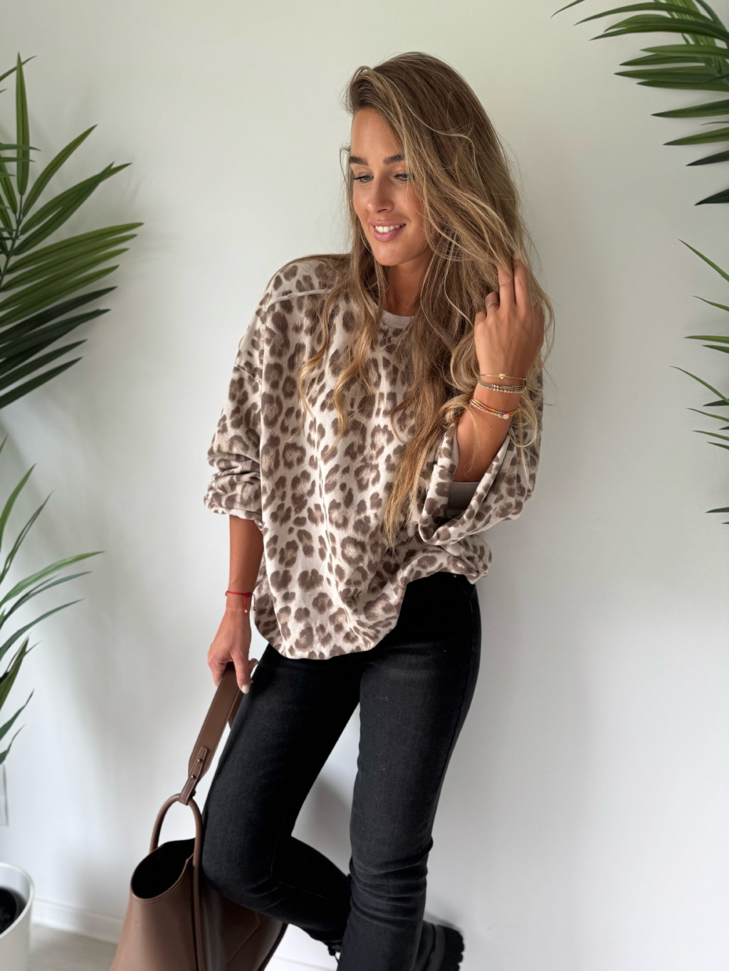 Oversize mikina Leo