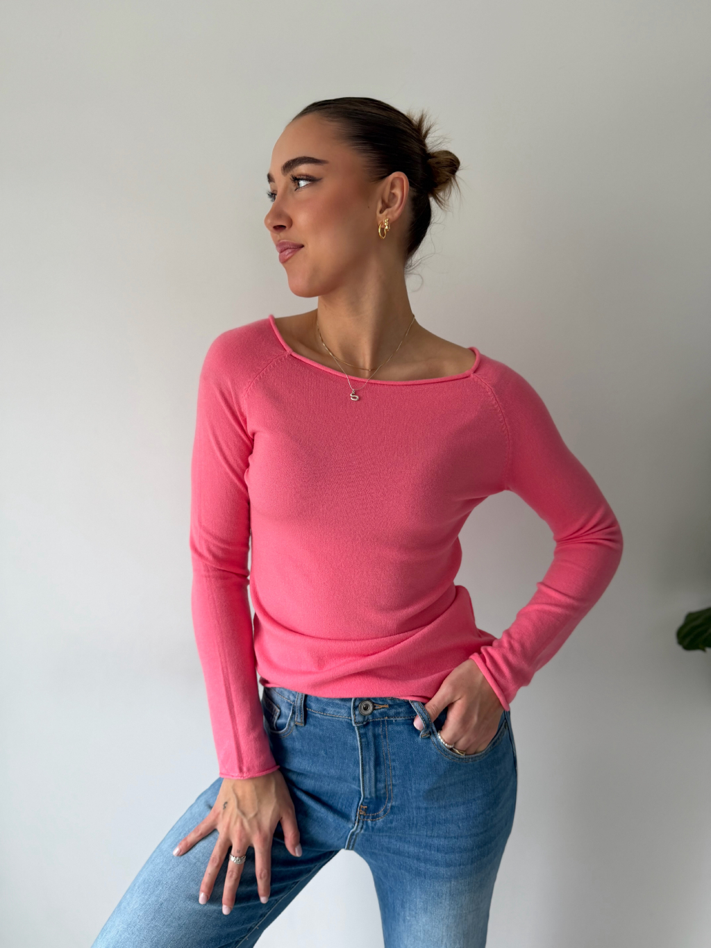 Basic svetr ZW růžová