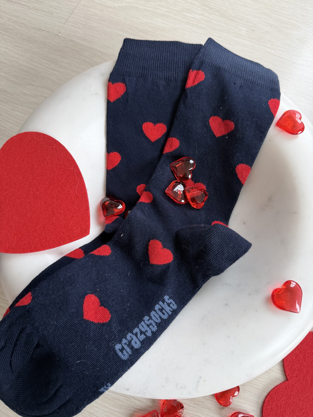 Ponožky pánské love modrá