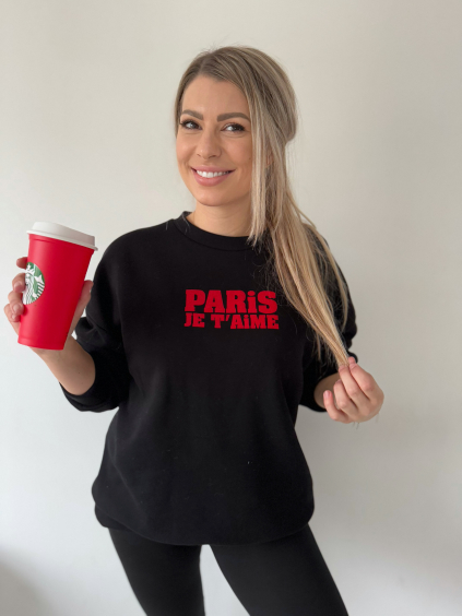 Mikina PARIS černá