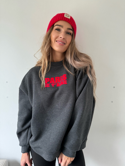 Mikina PARIS šedá