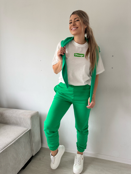 Tepláky Ola Voga green