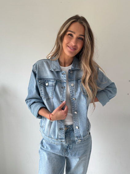 Riflová bunda basic