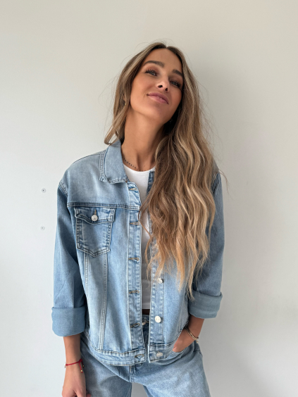 Riflová bunda basic