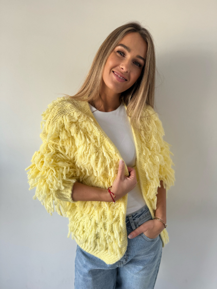 Cardigan RIO žlutá