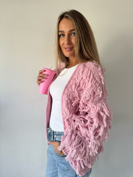 Cardigan RIO růžová