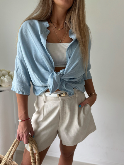 Lehká košile Stripe Jeans světlá