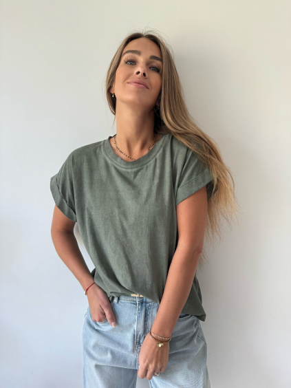 Basic triko Back khaki