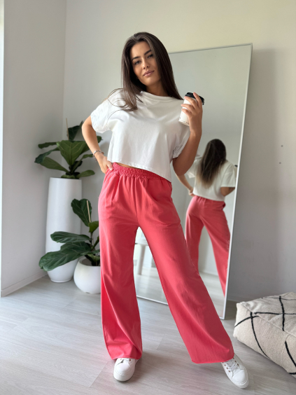 Basic triko cropp bílá