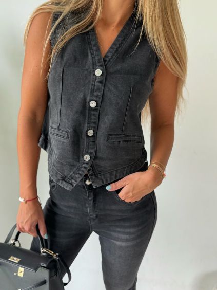 Riflová vestička Black