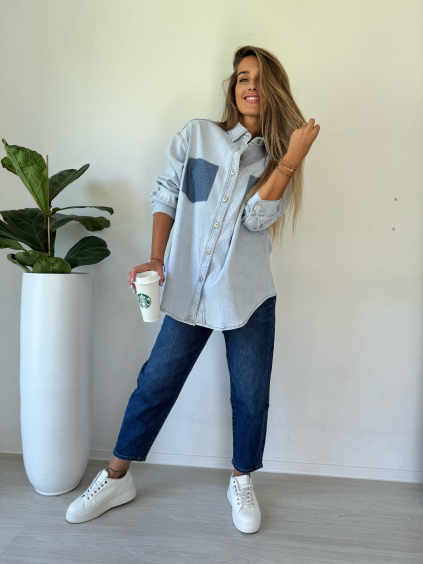 Košile Lora riflová