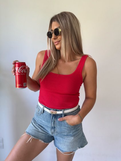 Tílko Colora červená