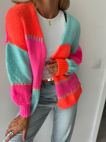 Cardigan SiGi neon