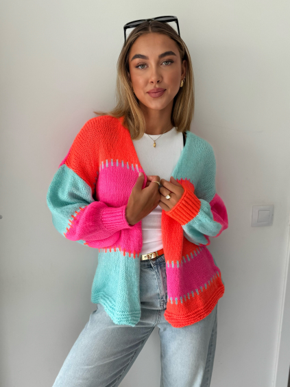 Cardigan SiGi neon