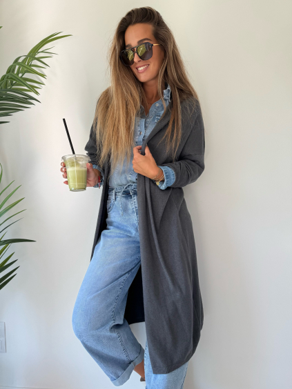 Cardigan Dill šedá