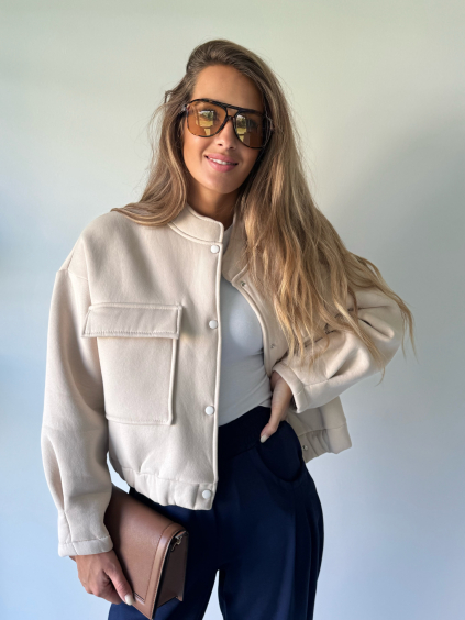 Bomber Cerre krémová