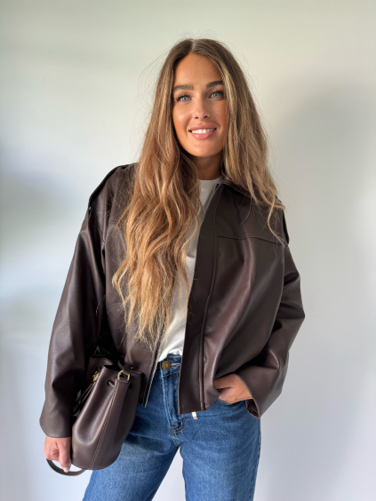 Koženkový bomber Cocomore