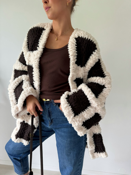 Cardigan Luxury Double dark