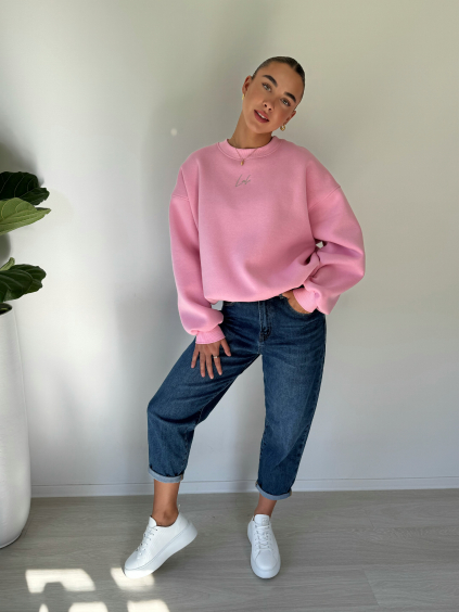 Mikina Lalu světle růžová