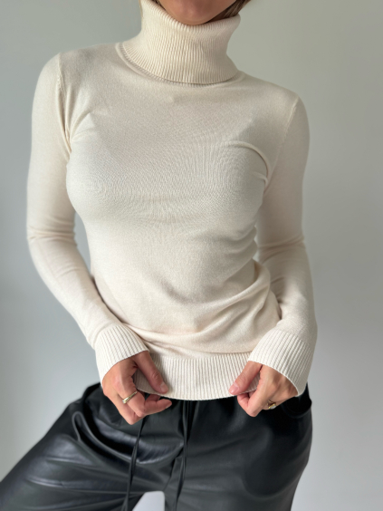 Basic rolák luxury krémová