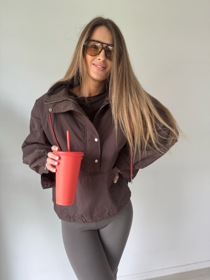 Bunda sporty čokoládová