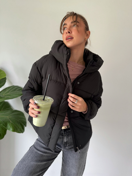 Krátká bunda Luna černá