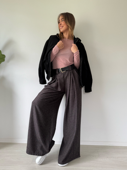 Kalhoty Atter hnědá