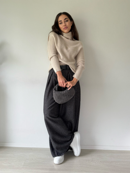 Kalhoty Atter šedá