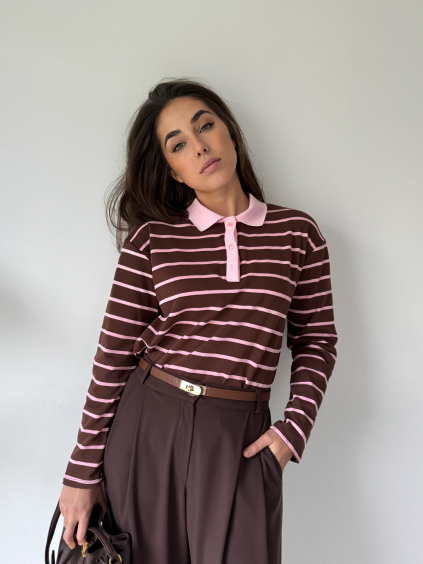Polo-Triko California hnědá