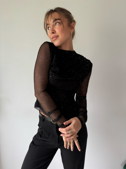 Halenka třpyt černá