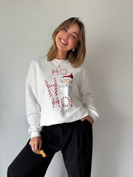 Mikina Santa bílá