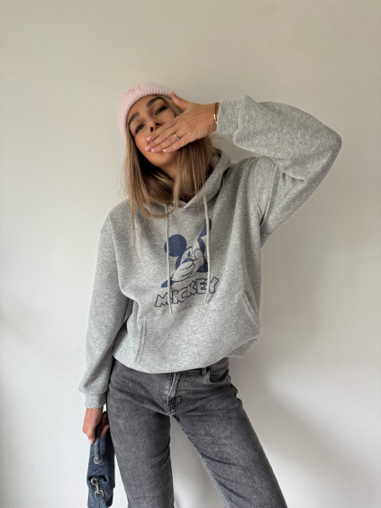 Mikina Mickey šedá