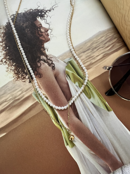 Řetízek perly tiny