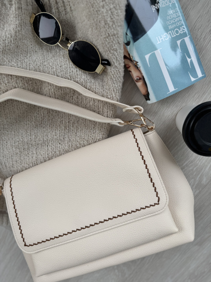 Kabelka Luft smetanová