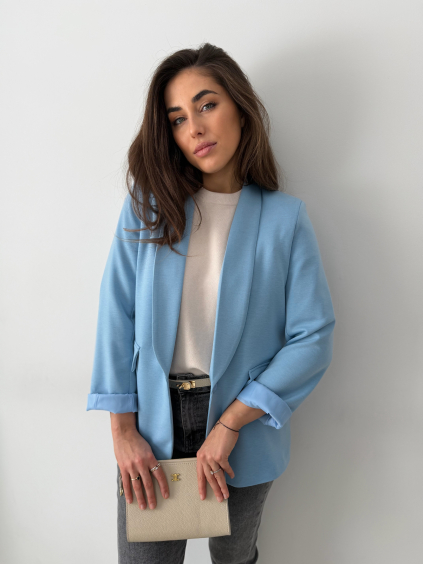 Sako teplákové modrá