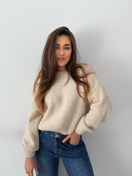 Svetr Sempre krémová