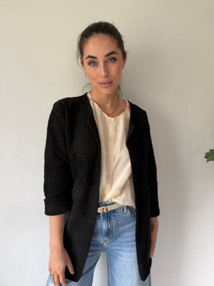 Boho kabátek černá