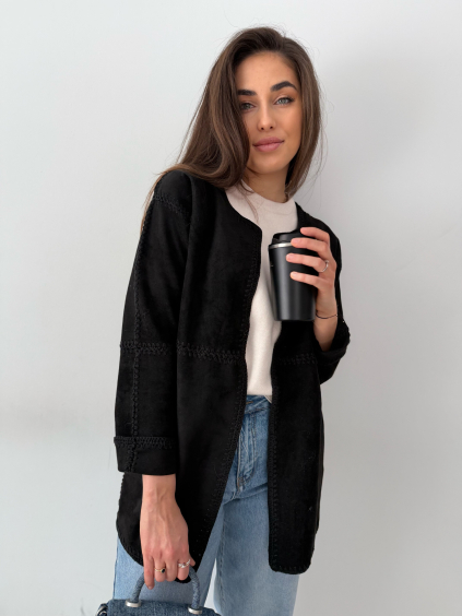 Boho kabátek černá