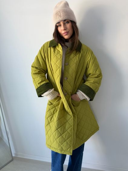 Oversize bunda Kooki zelená