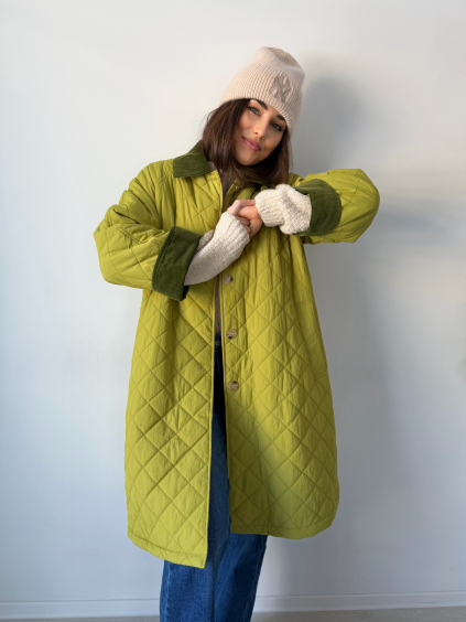 Oversize bunda Kooki zelená