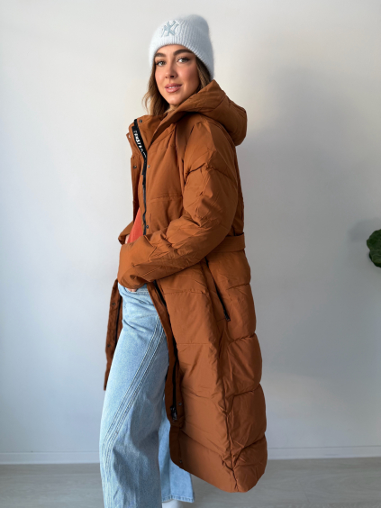 Zimní bunda Luis hnědá