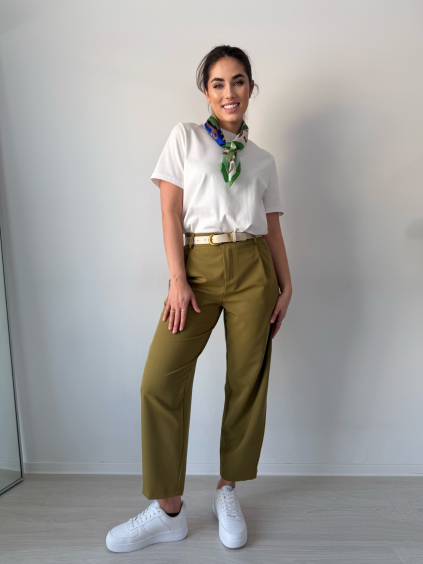 Kalhoty East zelená