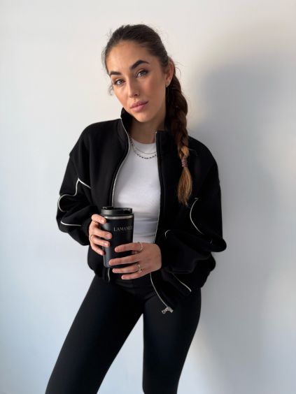 Tepláková bunda Salma černá