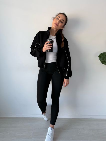 Tepláková bunda Salma černá