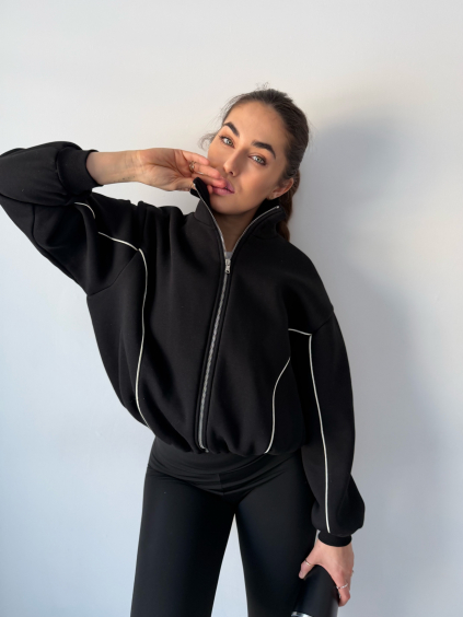 Tepláková bunda Salma černá