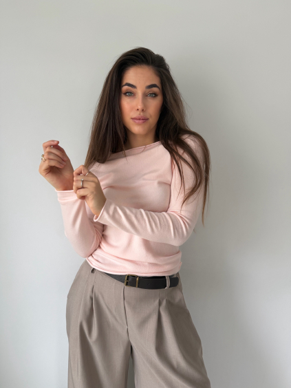 Basic svetr ZW světle růžová